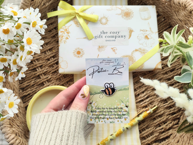 Bee Positive Socks & Keepsake Gift Box