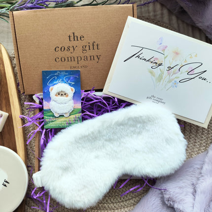 Fluffy Sleep Mask & Cuddle Sheep Gift Box