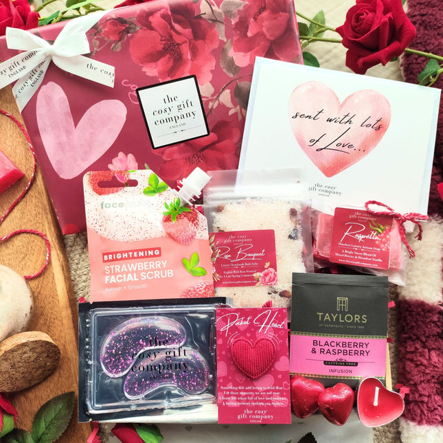 Wrapped In Love - Love Pamper Hamper Gift Box | Cosy Gift Co