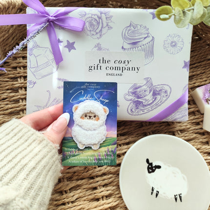 Fluffy Socks & Cuddle Sheep Keepsake Gift Box