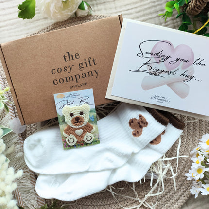 Teddy Socks & Pocket Teddy Keepsake Gift Box