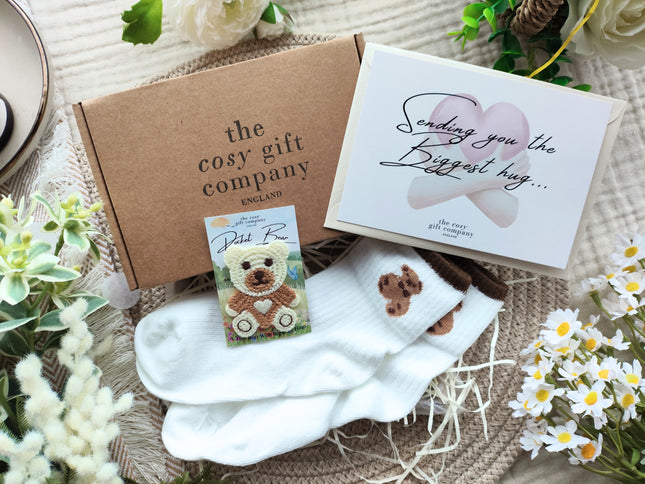 Teddy Socks & Pocket Teddy Keepsake Gift Box