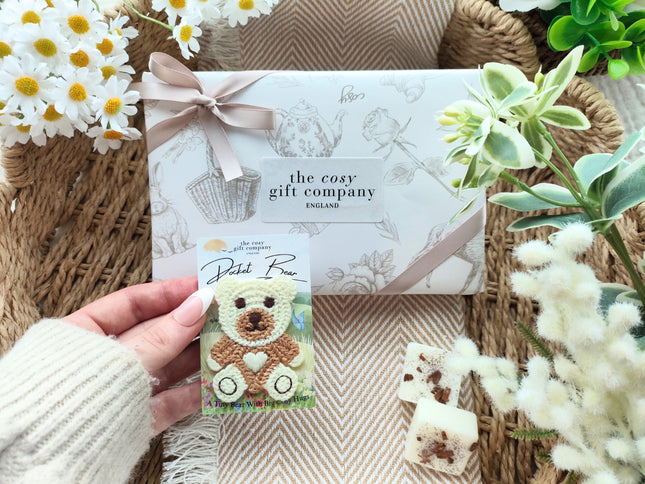 Teddy Socks & Pocket Teddy Keepsake Gift Box