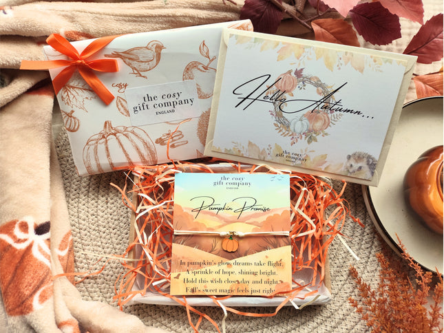 Pumpkin Promise Painted Enamel Wish Bracelet