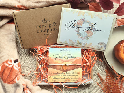 Pumpkin Promise Painted Enamel Wish Bracelet