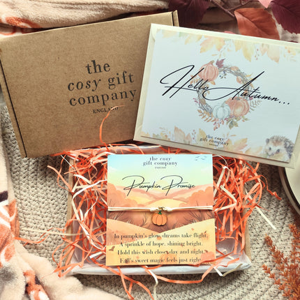 Pumpkin Promise Painted Enamel Wish Bracelet