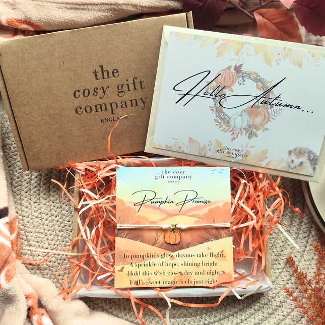 Pumpkin Promise Painted Enamel Wish Bracelet